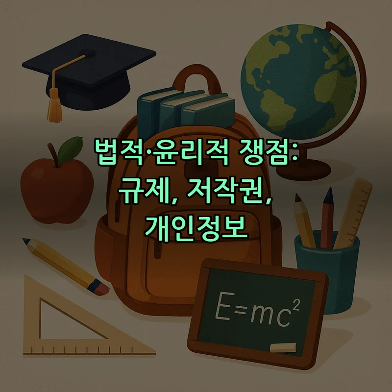 법적·윤리적 쟁점: 규제, 저작권, 개인정보
