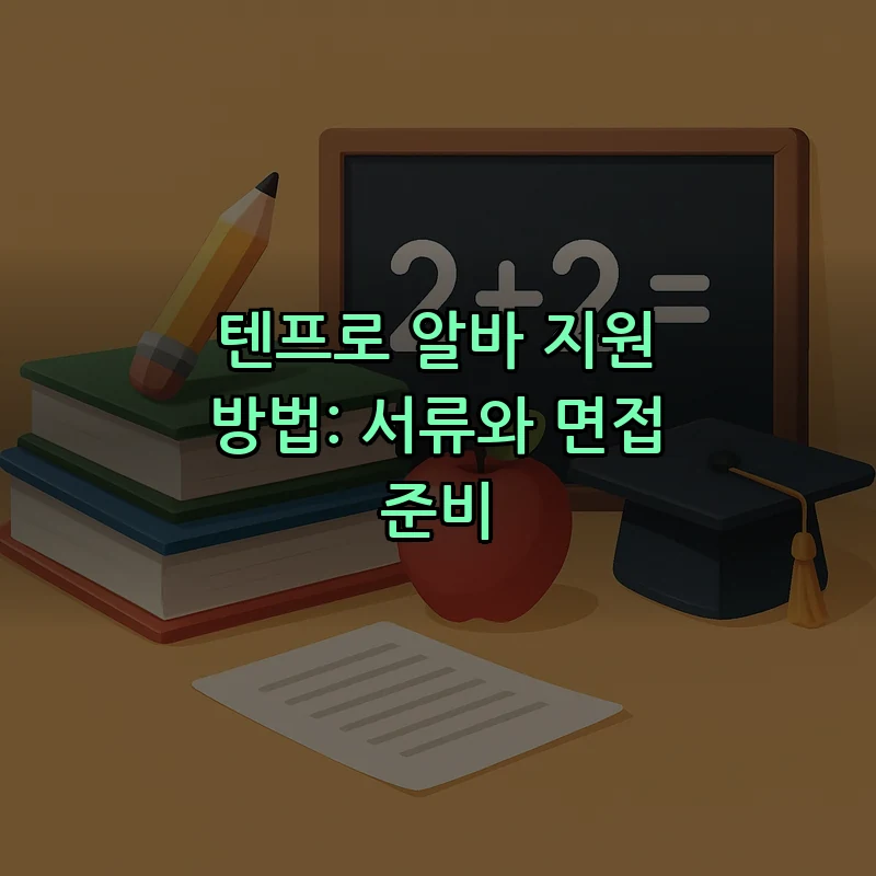 텐프로 알바 지원 방법: 서류와 면접 준비
