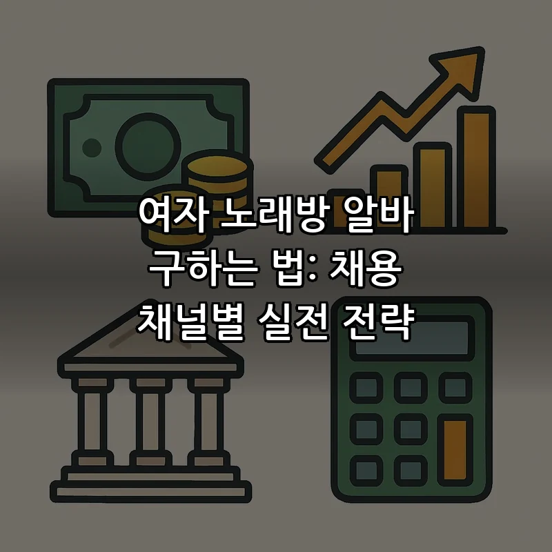 여자 노래방 알바 구하는 법: 채용 채널별 실전 전략
