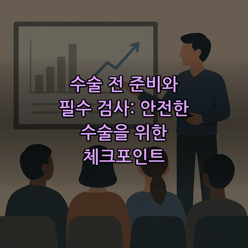 수술 전 준비와 필수 검사: 안전한 수술을 위한 체크포인트