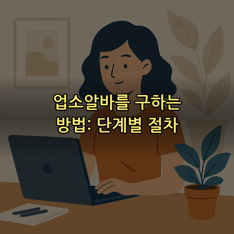 업소알바를 구하는 방법: 단계별 절차