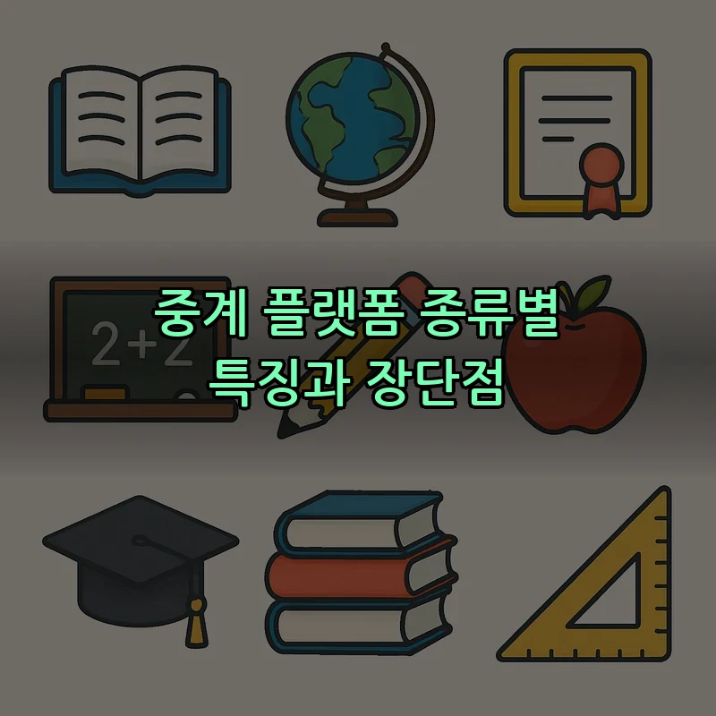 중계 플랫폼 종류별 특징과 장단점