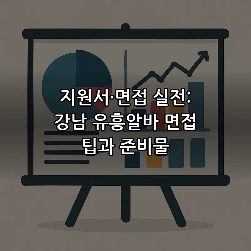 지원서·면접 실전: 강남 유흥알바 면접 팁과 준비물
