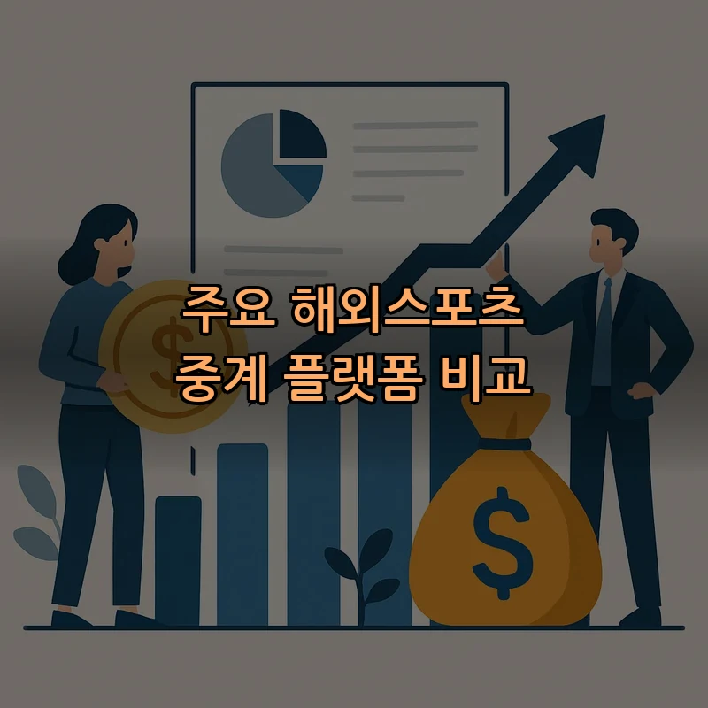 주요 해외스포츠 중계 플랫폼 비교