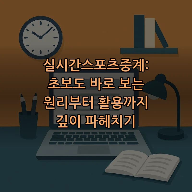 실시간스포츠중계, 초보자를 위한 완벽 가이드