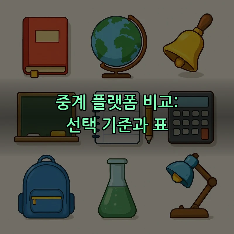 중계 플랫폼 비교: 선택 기준과 표