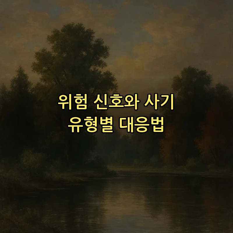 위험 신호와 사기 유형별 대응법