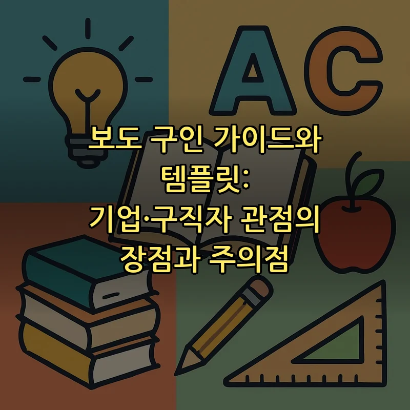 보도 구인 개념과 템플릿: 초보자 가이드