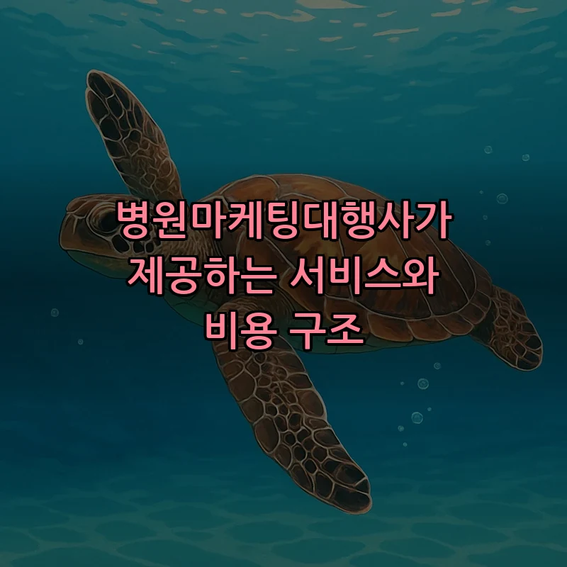 병원마케팅대행사가 제공하는 서비스와 비용 구조