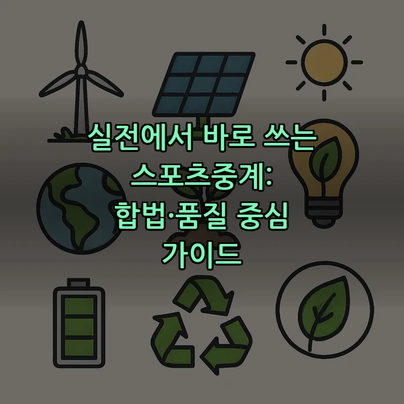 스포츠중계란? 합법성과 품질을 아우르는 가이드