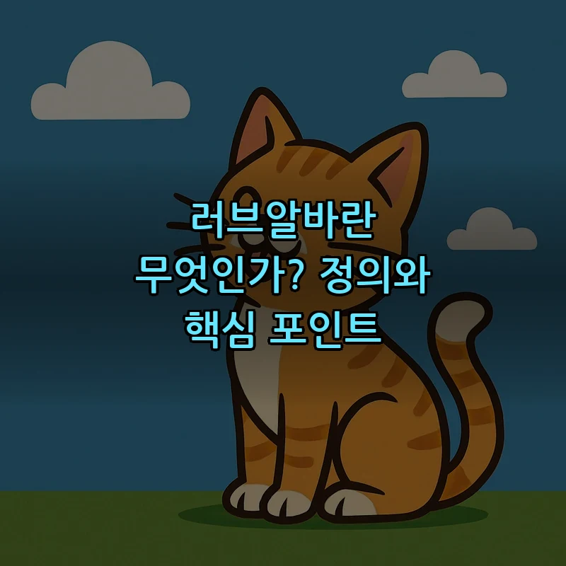 러브알바란 무엇인가? 정의와 핵심 포인트