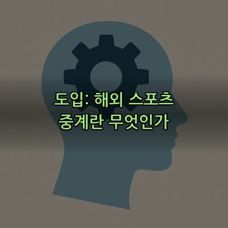 도입: 해외 스포츠 중계란 무엇인가