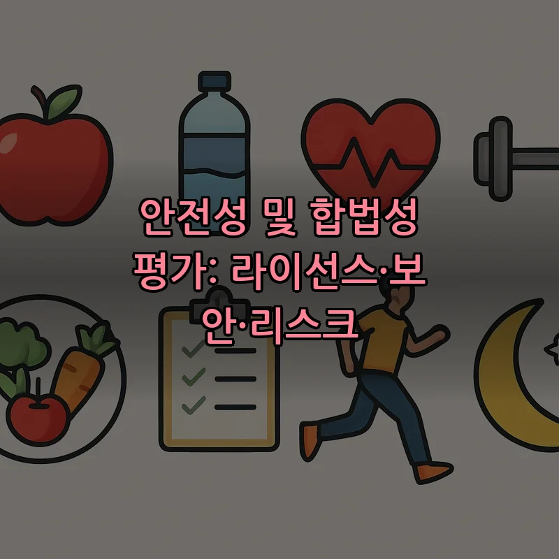 안전성 및 합법성 평가: 라이선스·보안·리스크