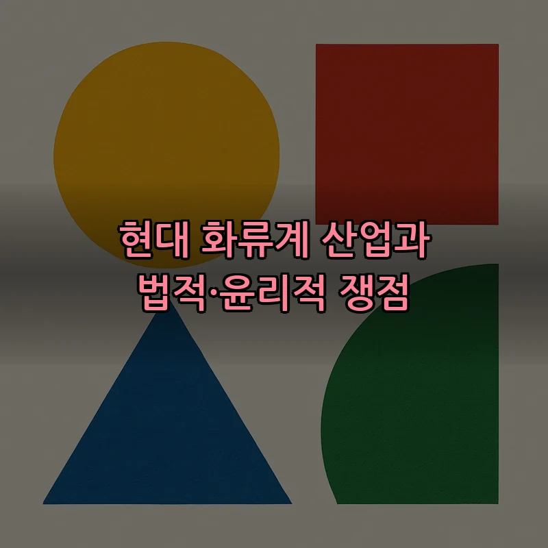 현대 화류계 산업과 법적·윤리적 쟁점