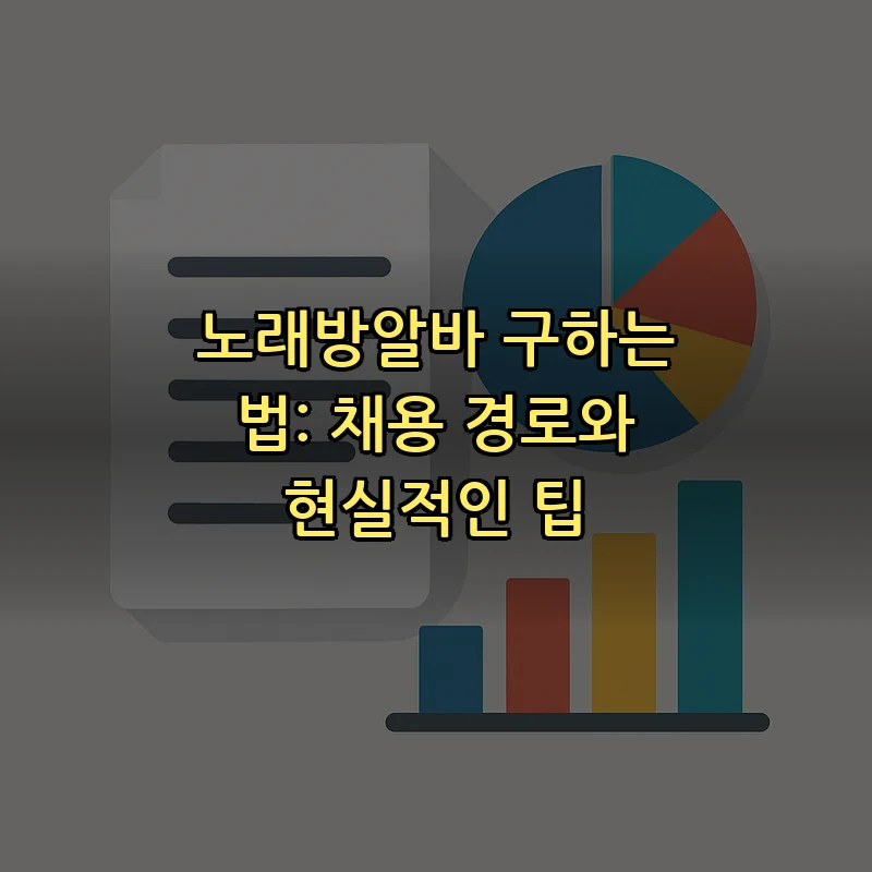 노래방알바 구하는 법: 채용 경로와 현실적인 팁