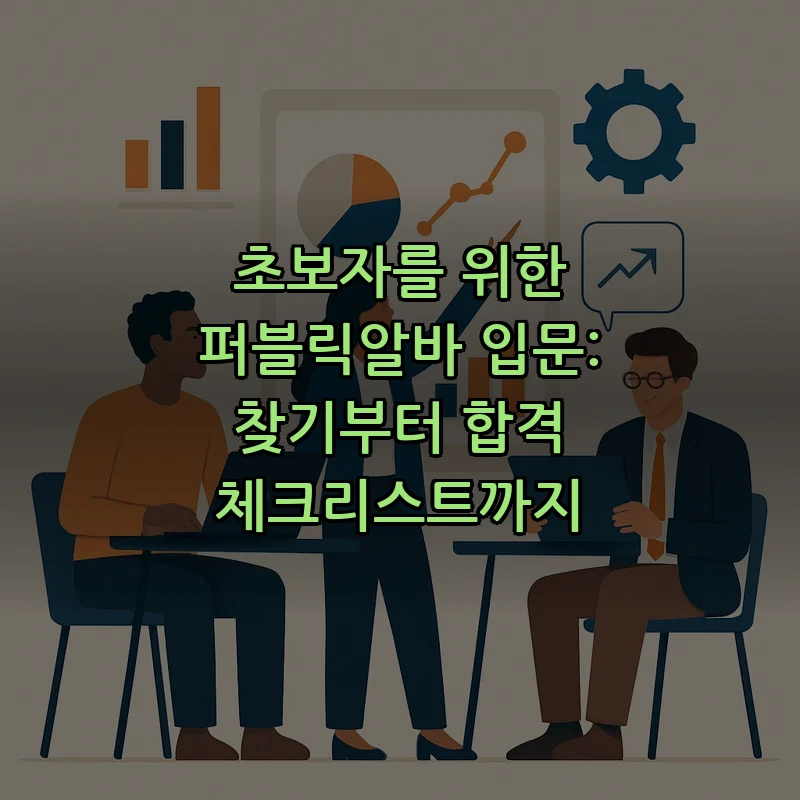 퍼블릭알바 초보자를 위한 완벽 가이드