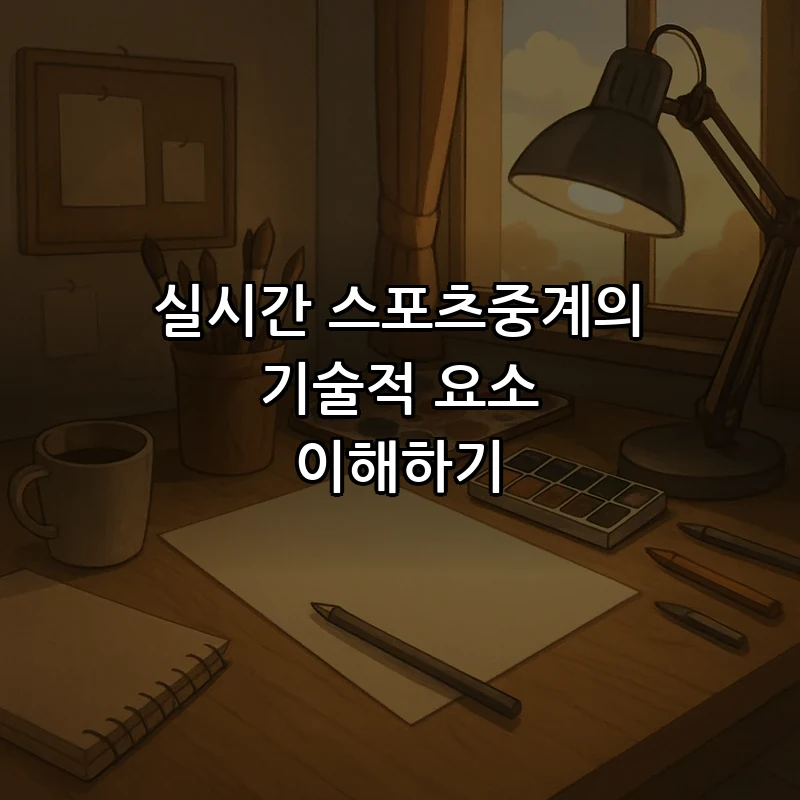 실시간 스포츠중계의 기술적 요소 이해하기
