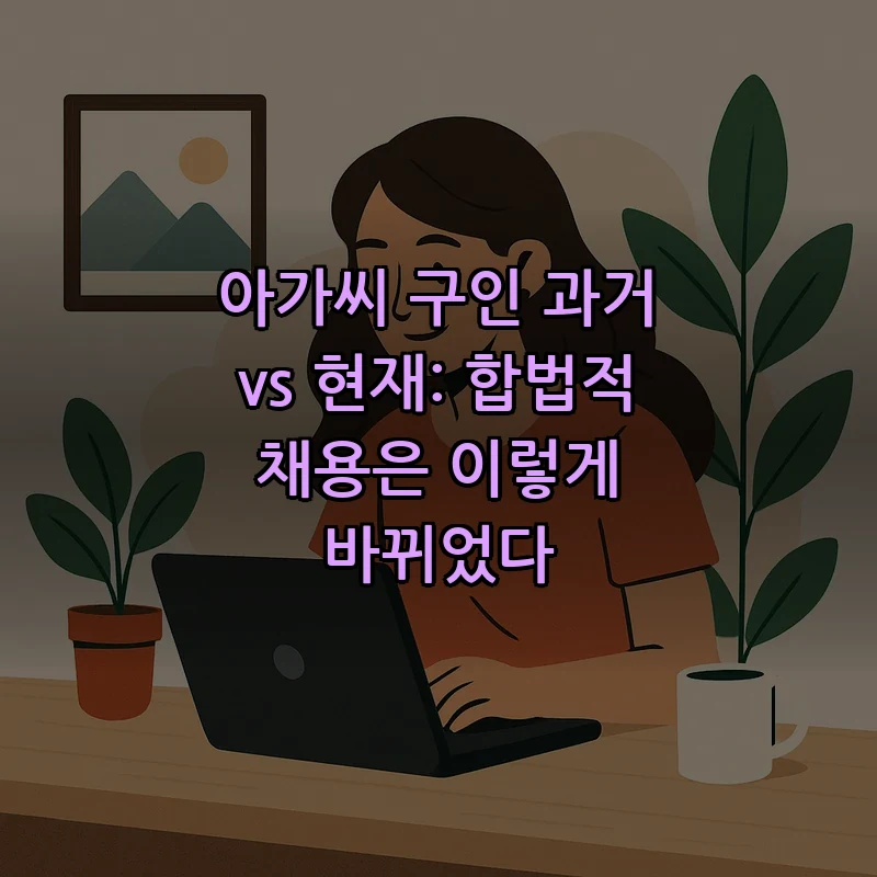 아가씨 구인 변경 사항: 과거와 현재 비교
