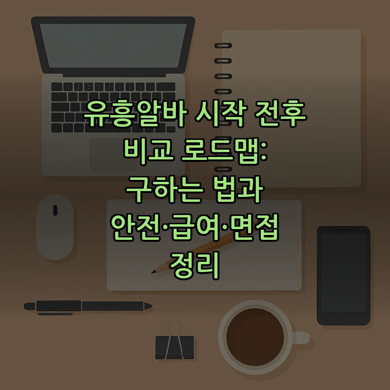 유흥알바 구하는 법과 현장 체크리스트
