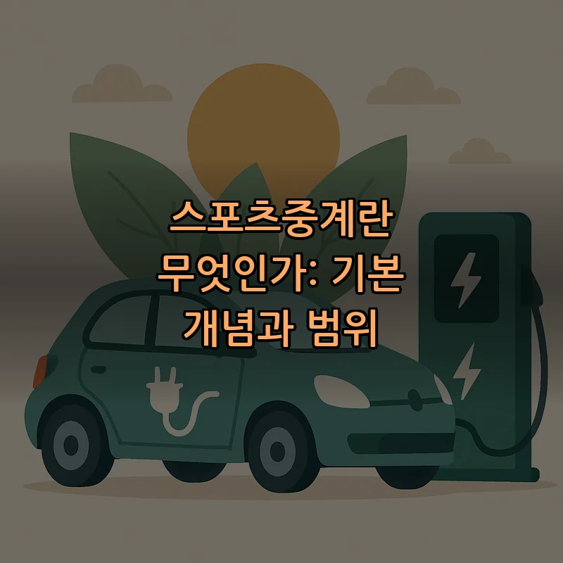 스포츠중계란 무엇인가: 기본 개념과 범위