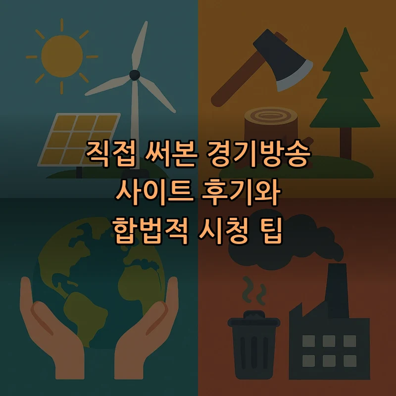 직접 써본 경기방송 사이트 후기와 합법적 시청 팁 커버 이미지