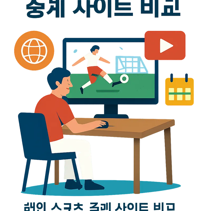 해외 축구 무료 중계 사이트 비교(2026) 초보자 완전 가이드 커버 이미지