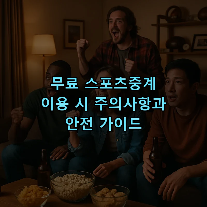 무료 스포츠중계 이용 시 주의사항과 안전 가이드
