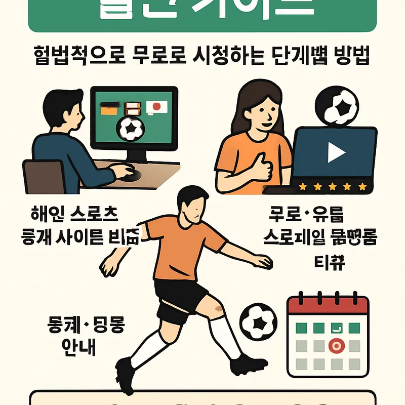 실전 가이드: 합법적으로 무료로 시청하는 단계별 방법