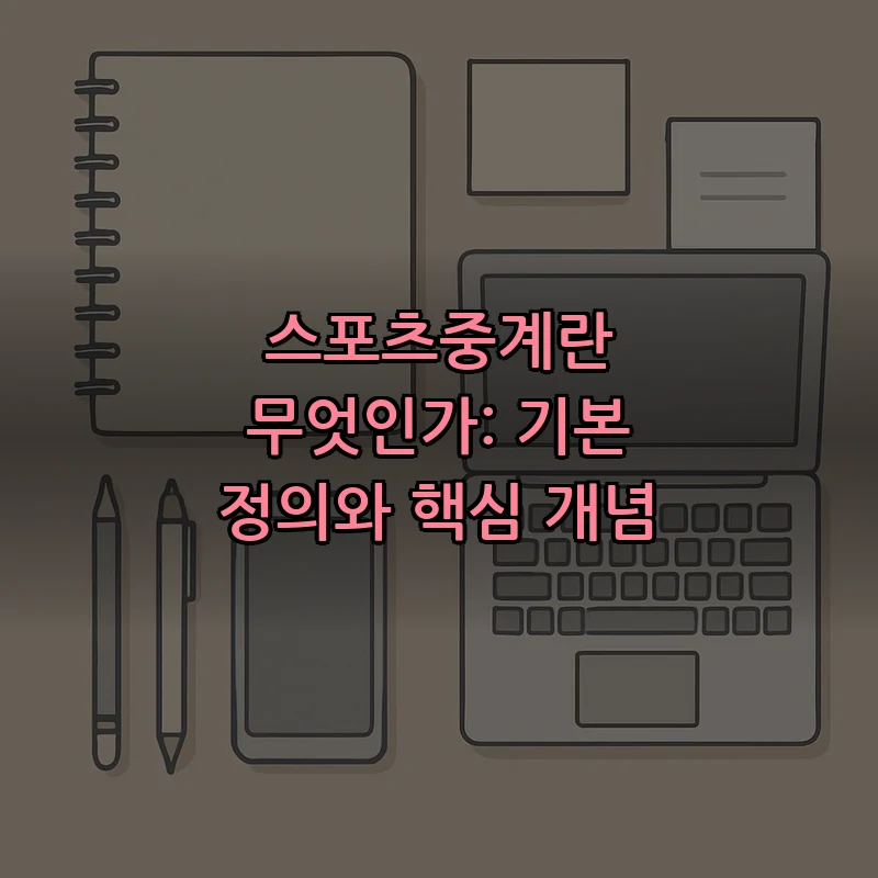 스포츠중계란 무엇인가: 기본 정의와 핵심 개념