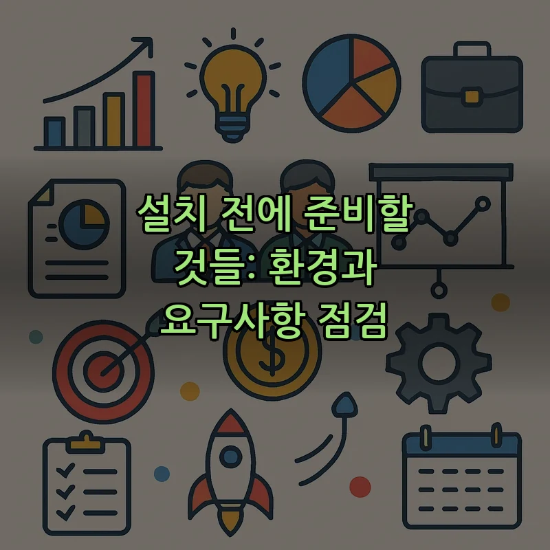 설치 전에 준비할 것들: 환경과 요구사항 점검