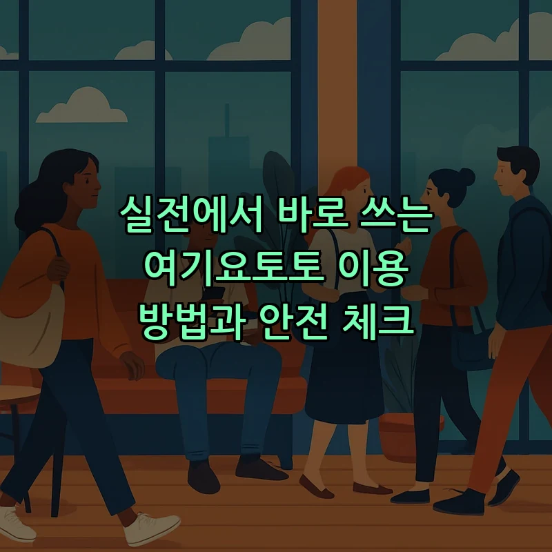 여기요토토 사용법과 안전 체크 포인트