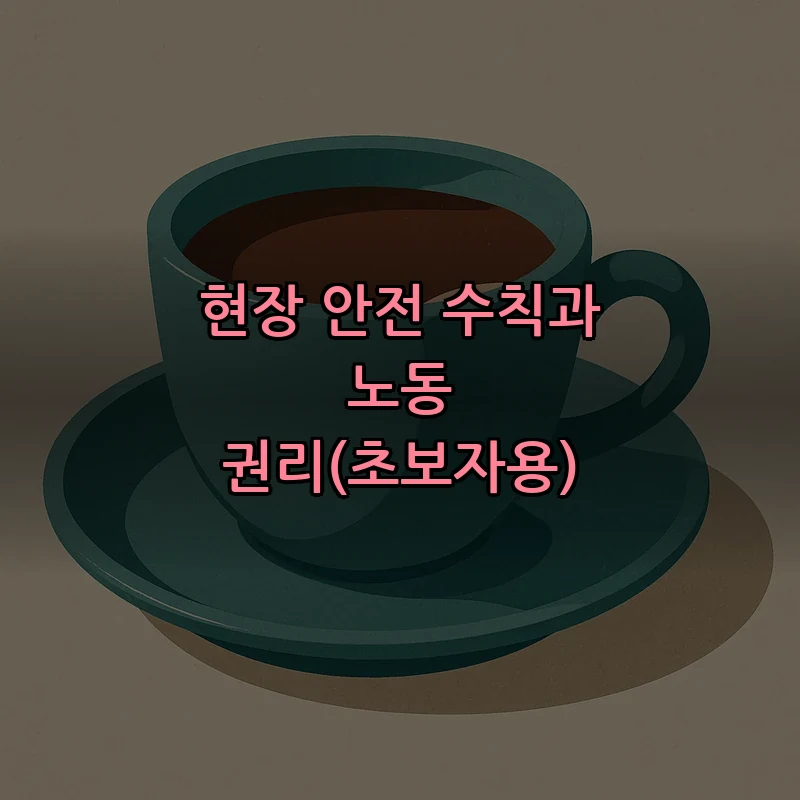 현장 안전 수칙과 노동 권리(초보자용)