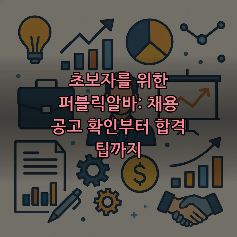 초보자를 위한 퍼블릭알바: 채용 공고 확인부터 합격 팁까지 커버 이미지