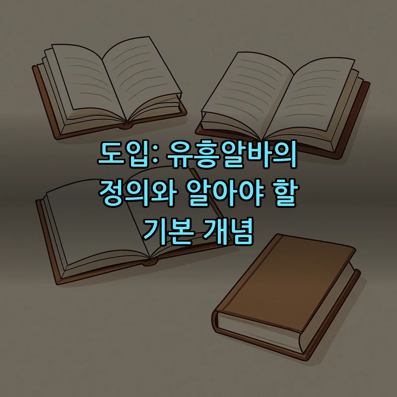 도입: 유흥알바의 정의와 알아야 할 기본 개념