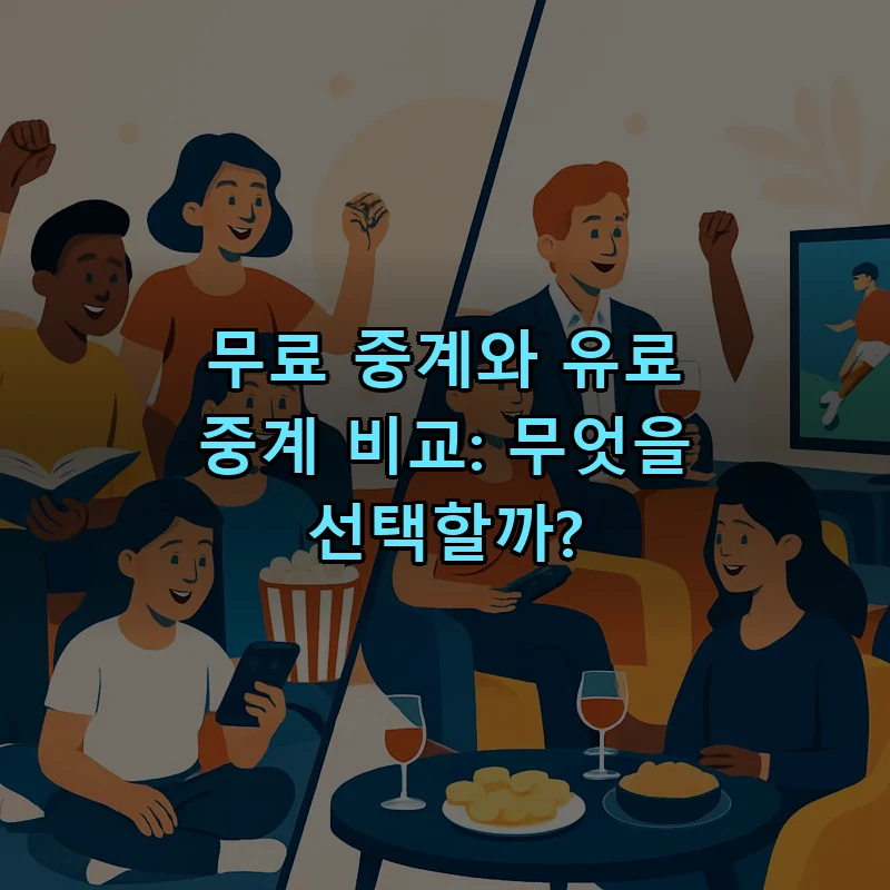 무료 중계와 유료 중계 비교: 무엇을 선택할까?