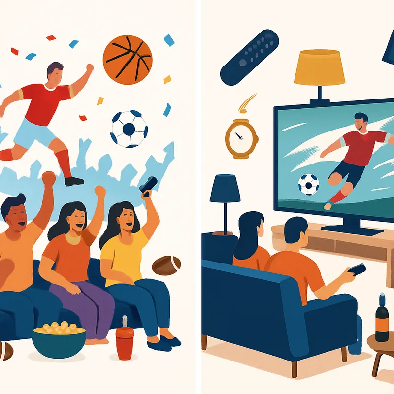 무료 vs 유료 스포츠 중계: 장단점과 비용 고려사항