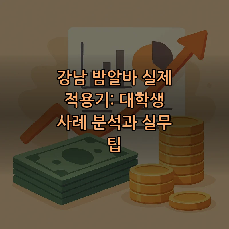 강남 밤알바 실제 적용기: 대학생 사례 분석과 실무 팁 커버 이미지