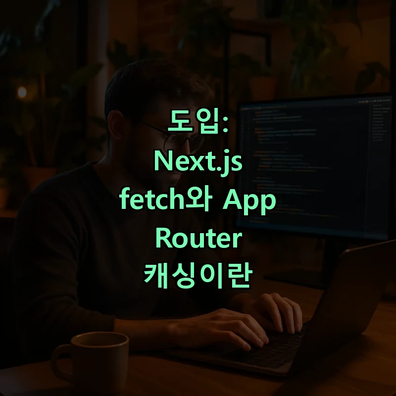 도입: Next.js fetch와 App Router 캐싱이란