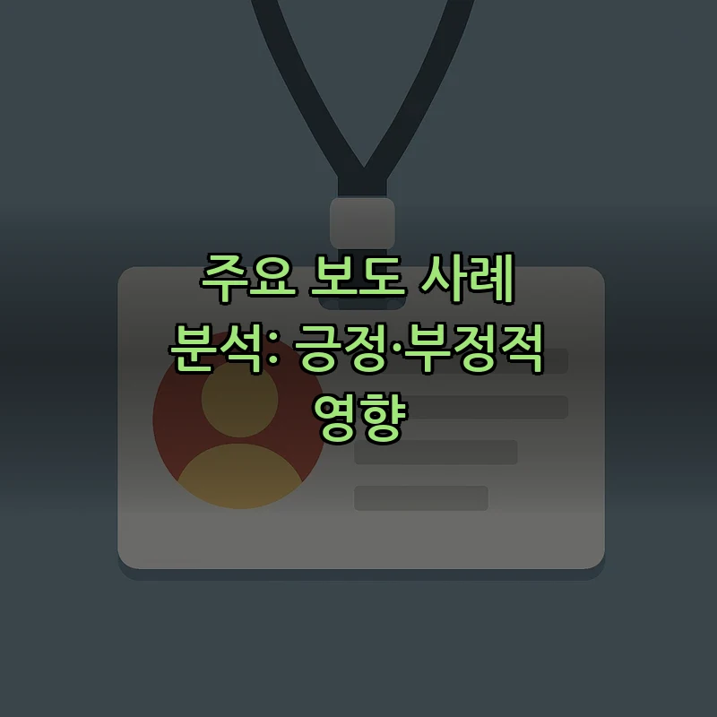 주요 보도 사례 분석: 긍정·부정적 영향