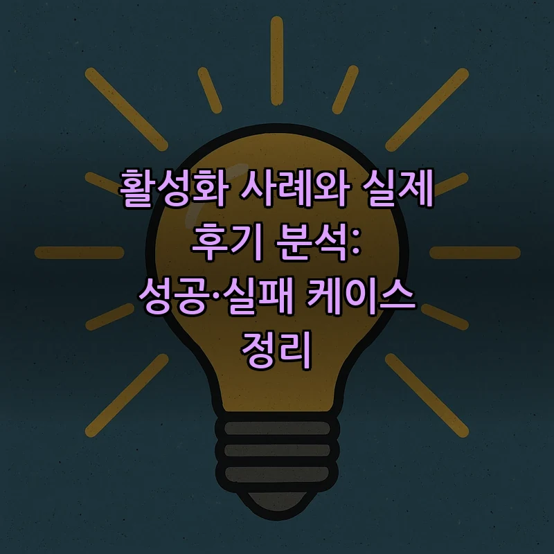 활성화 사례와 실제 후기 분석: 성공·실패 케이스 정리