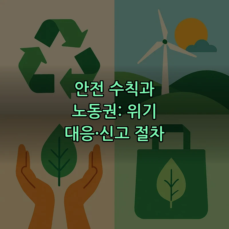 안전 수칙과 노동권: 위기 대응·신고 절차