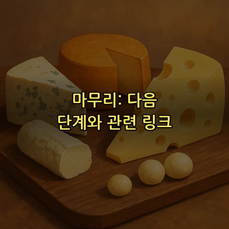 마무리: 다음 단계와 관련 링크