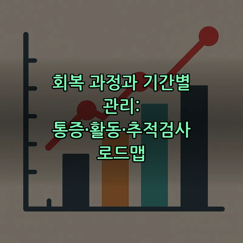 회복 과정과 기간별 관리: 통증·활동·추적검사 로드맵