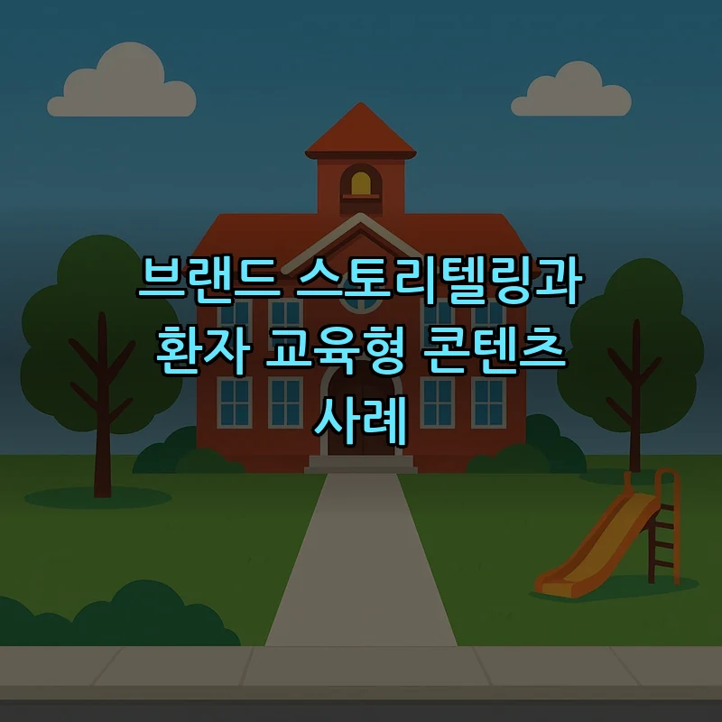 브랜드 스토리텔링과 환자 교육형 콘텐츠 사례