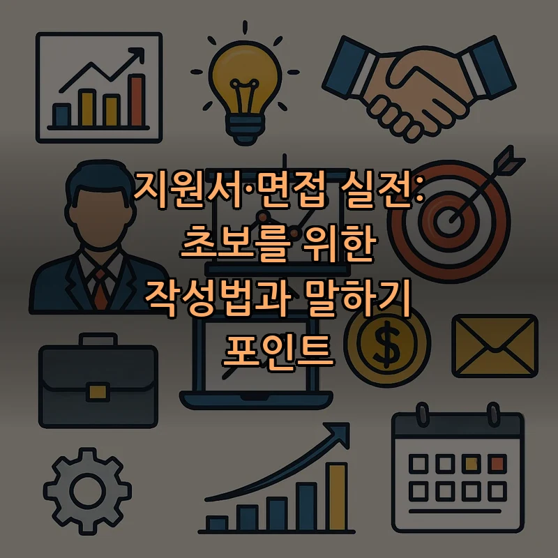 지원서·면접 실전: 초보를 위한 작성법과 말하기 포인트