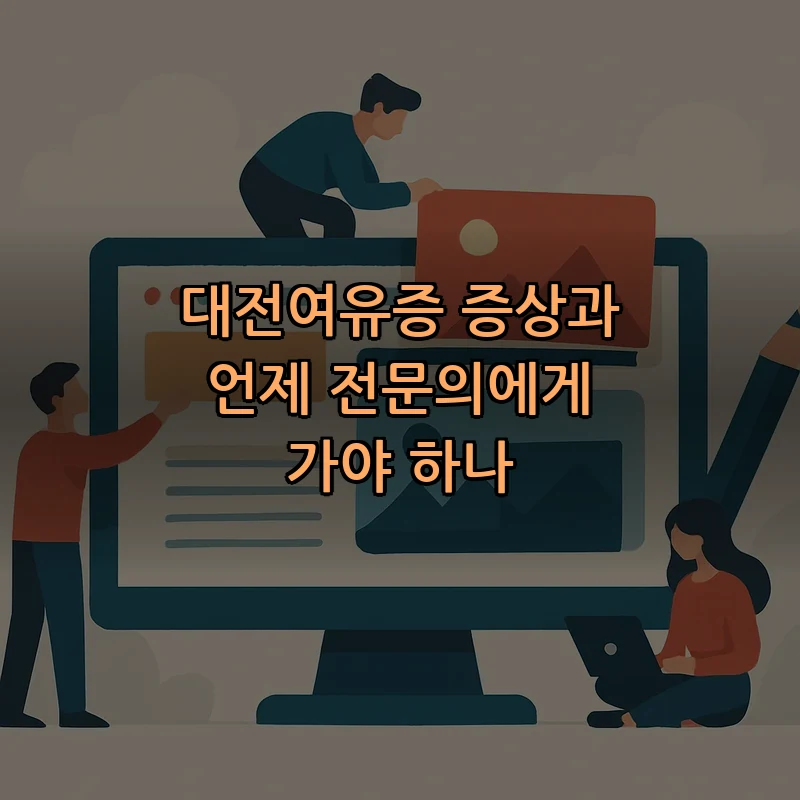 대전여유증 증상과 언제 전문의에게 가야 하나
