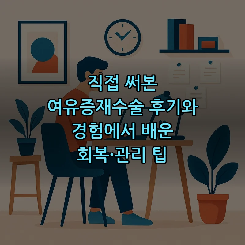 여유증 재수술: 회복과 관리 팁 총정리