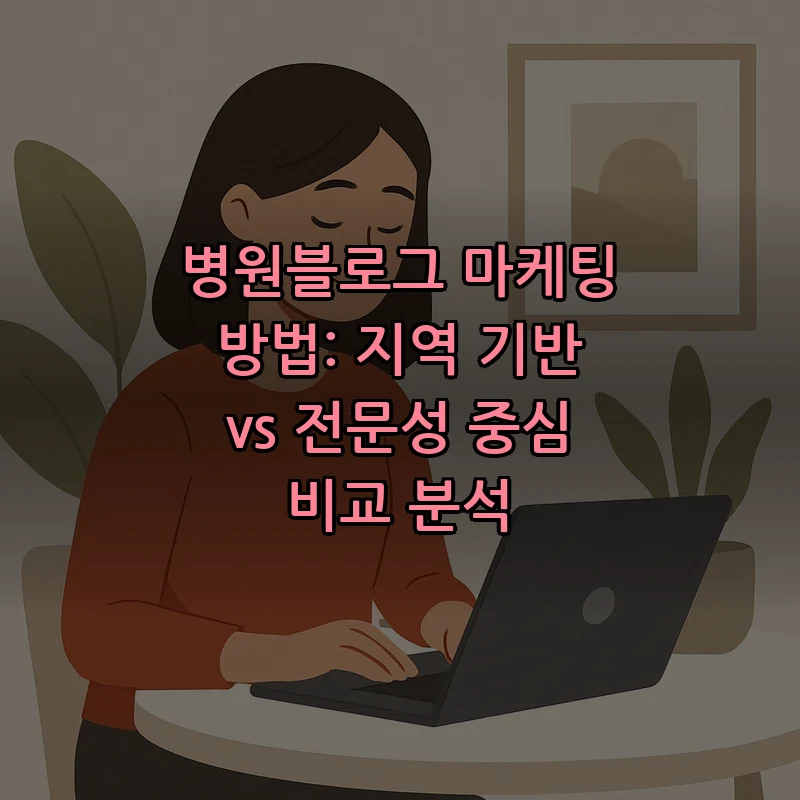 병원블로그 마케팅 방법: 지역 기반 vs 전문성 중심