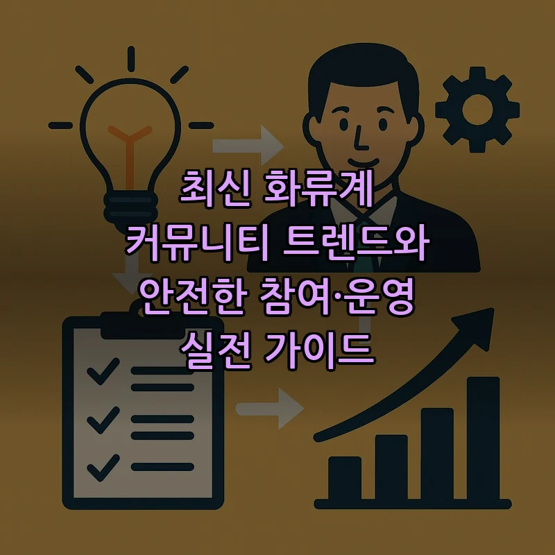 최신 화류계 커뮤니티 트렌드와 안전한 참여·운영 실전 가이드 커버 이미지
