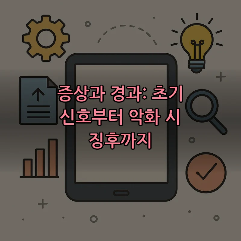 증상과 경과: 초기 신호부터 악화 시 징후까지
